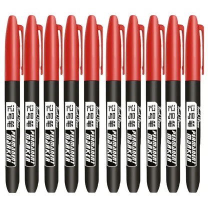 6-20PCs/Set PermanentMarker Pen Fine Point Waterproof Markers Thin Nib Crude Nib Black Blue Red Ink 1.5mm Fine Color Marker Pens