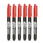 6 PCS Permanent Marker Pen Manga Drawing Markers Black Blue Red Waterproof Ink Sketch Pens Stationery Art School Supplies