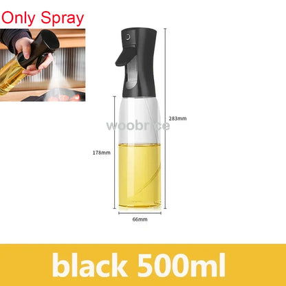 2in1 Kitchen Spray Oil Dispenser Oil Sprayer Polisher or Oil Brush for Air Fryer Salad Grilling Roasting Cooking Kitchen Acceeso