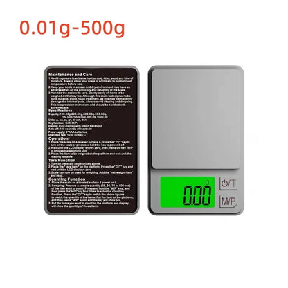 100/500/1kg 0.01g mini digital scale high precision electronic pocket scale jewelry weight kitchen portable electronic scale