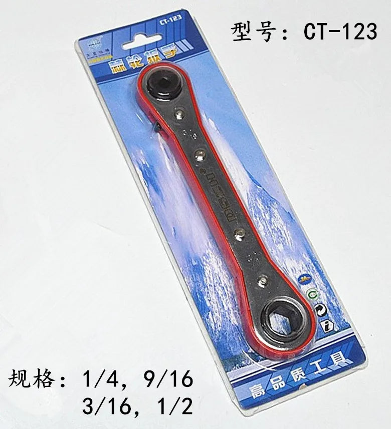 Suitable for CT-122 Air Conditioner Quick Wrench Switch Globe Valve Refrigeration Maintenance Tool Cold Storage Angle Valve