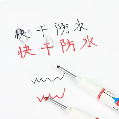 4Pcs/Set 20mm Deep Hole Long Nib Head Markers For Metal Perforating Pen Waterproof Bathroom Woodworking Decoration Multi-Purpose