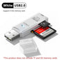 2-in-1 Multi Functional USB 3.0 Card ReaderMicro SD TFMemoryCardReaderUSBFlashDrive CardreaderAdapter For PCLaptops Accessories
