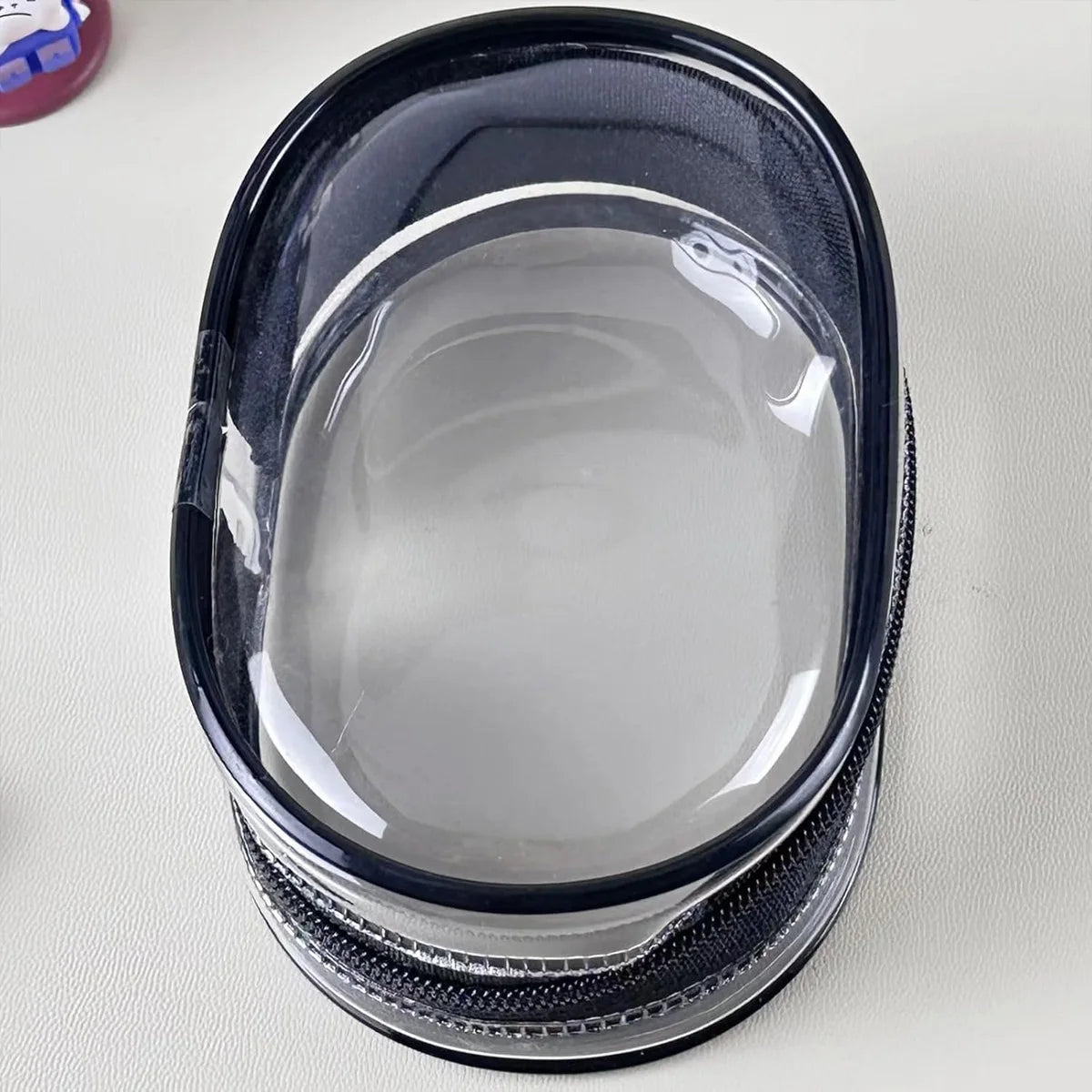 Multi Functional Storage Bag Transparent Data Cable Charger Storage Box Portable Zipper Dustproof Storage Box Small Doll Storage