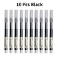 10Pcs High Quality Needle Type Gel Pen Straight Liquid Ballpoint Pens Perfect Kawaii Stationery for School/Office Writing Supply