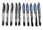 6 PCS Permanent Marker Pen Manga Drawing Markers Black Blue Red Waterproof Ink Sketch Pens Stationery Art School Supplies