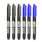 6-20PCs/Set PermanentMarker Pen Fine Point Waterproof Markers Thin Nib Crude Nib Black Blue Red Ink 1.5mm Fine Color Marker Pens